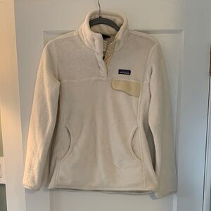 Patagonia Off-White Fleece Pullover